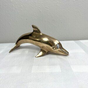 Vintage Brass Dolphin